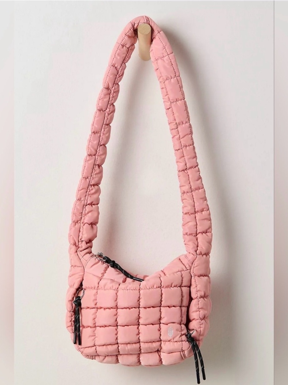 Free People Movement Quilted Mini Carryall Bag in Ballet Pink